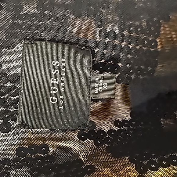 Guess gold/black sequin cardigan - Picture 9 of 9